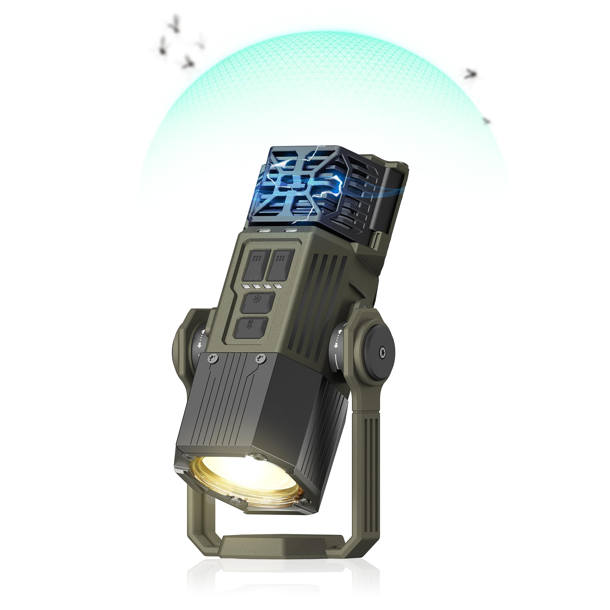 FLEXTAIL EVO Repeller Mosquito Repeller Rechargeable Repellent 329°F Heating with 3000LM Ultra Bright Camping Lantern 30ft Protection Zone for Outdoor Patios Camping Hiking(Mats Not Included)