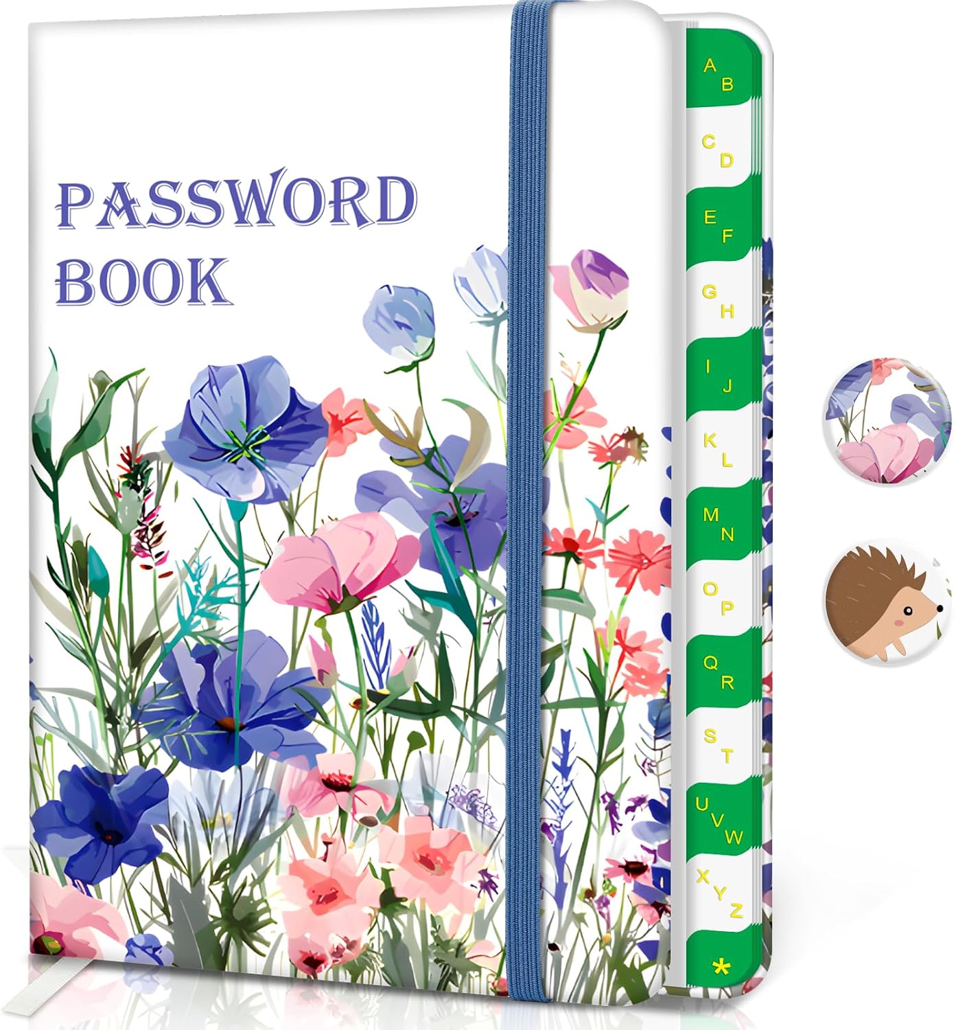 Amazon.com : BLESWIN Password Keeper Book with Alphabetical tabs ...