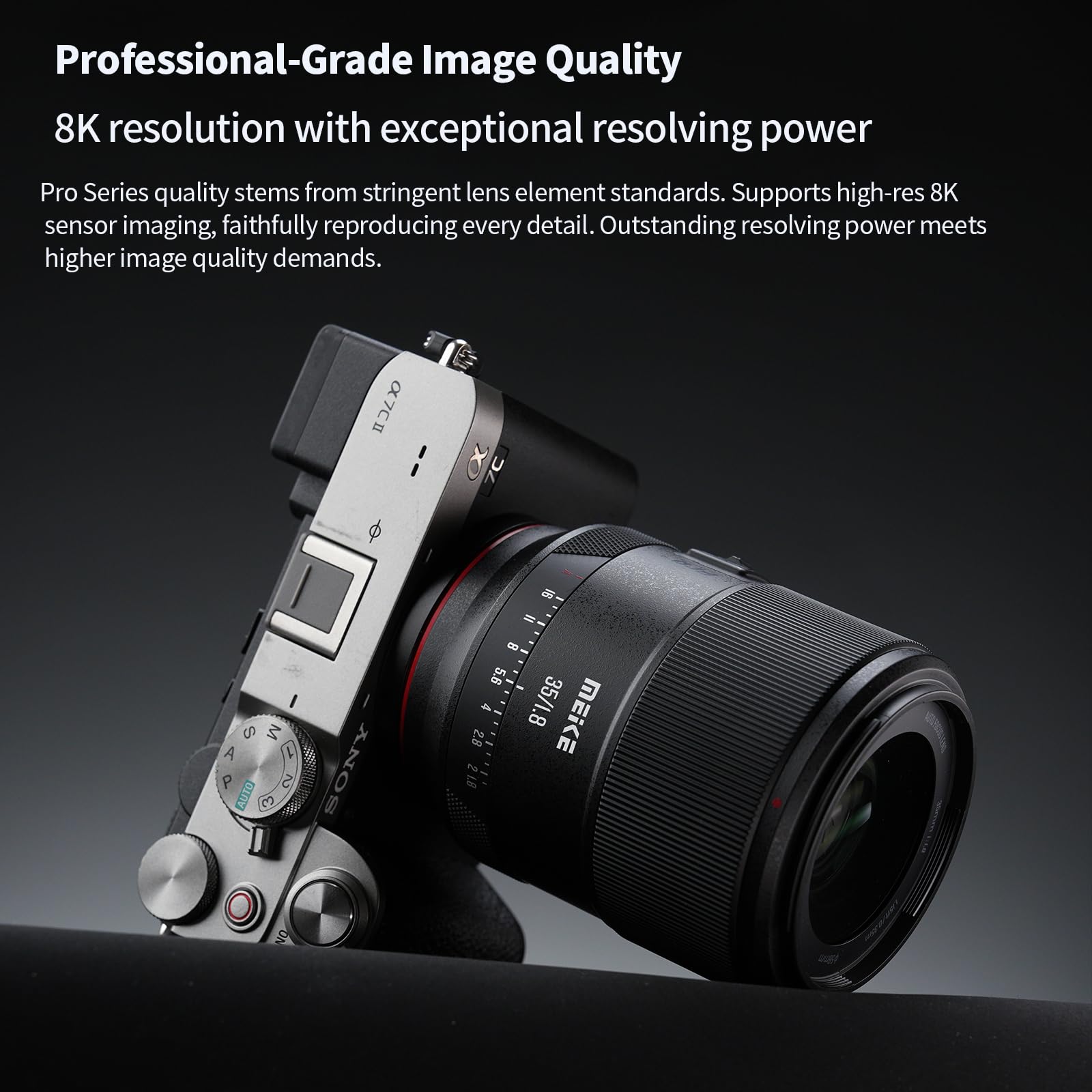Amazon.com : Meike 35mm F1.8 Pro AF STM Full Frame 8K Portrait