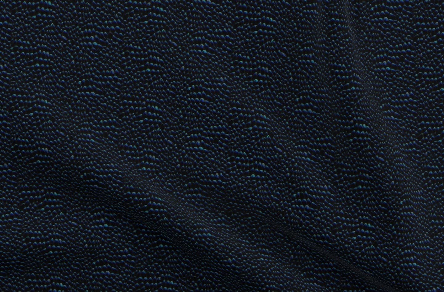 Spoonflower Fabric - Blue Black Dragon Scales Scale Fantasy Costume Printed on Cotton Poplin Fabric by The Yard - Sewing Shirting Quilting Dresses Apparel Crafts