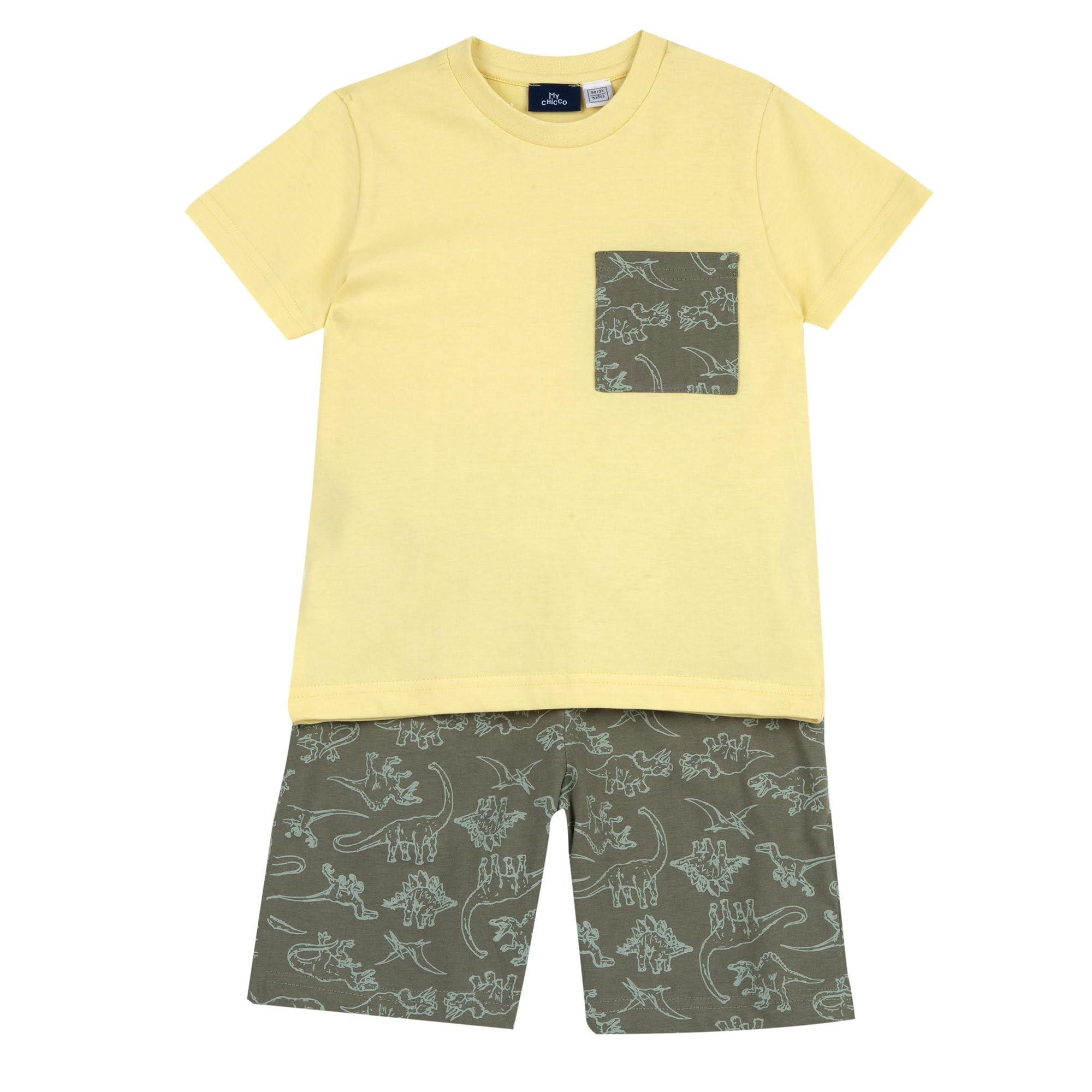 Chicco, Completo Bambino con T-Shirt e Pantaloncini, in Morbido Tessuto, Abbigliamento Bambino, Designed in Italy