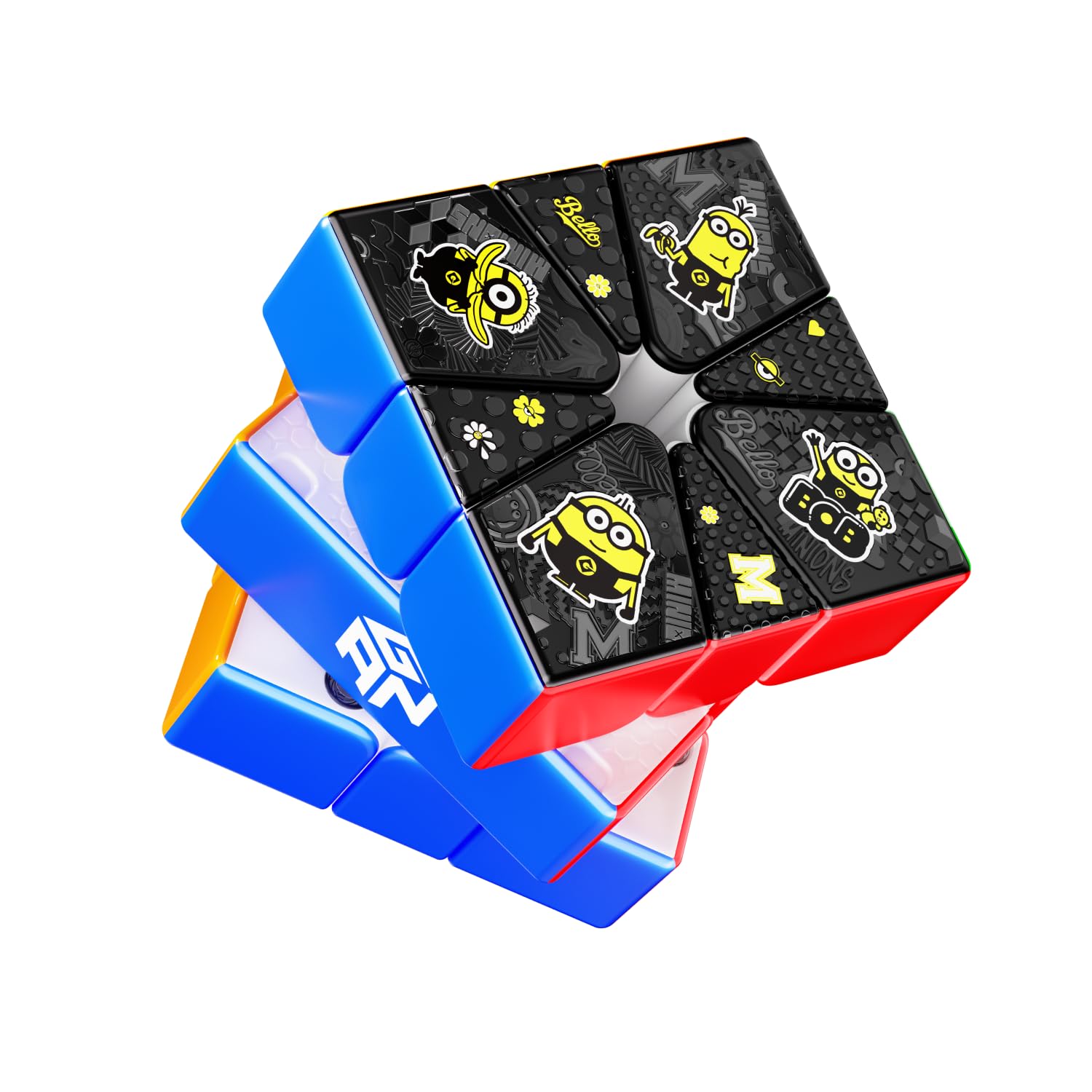 GAN Square-1 Maglev Speed Cube Shape Shifting the Minions Edition Frosted