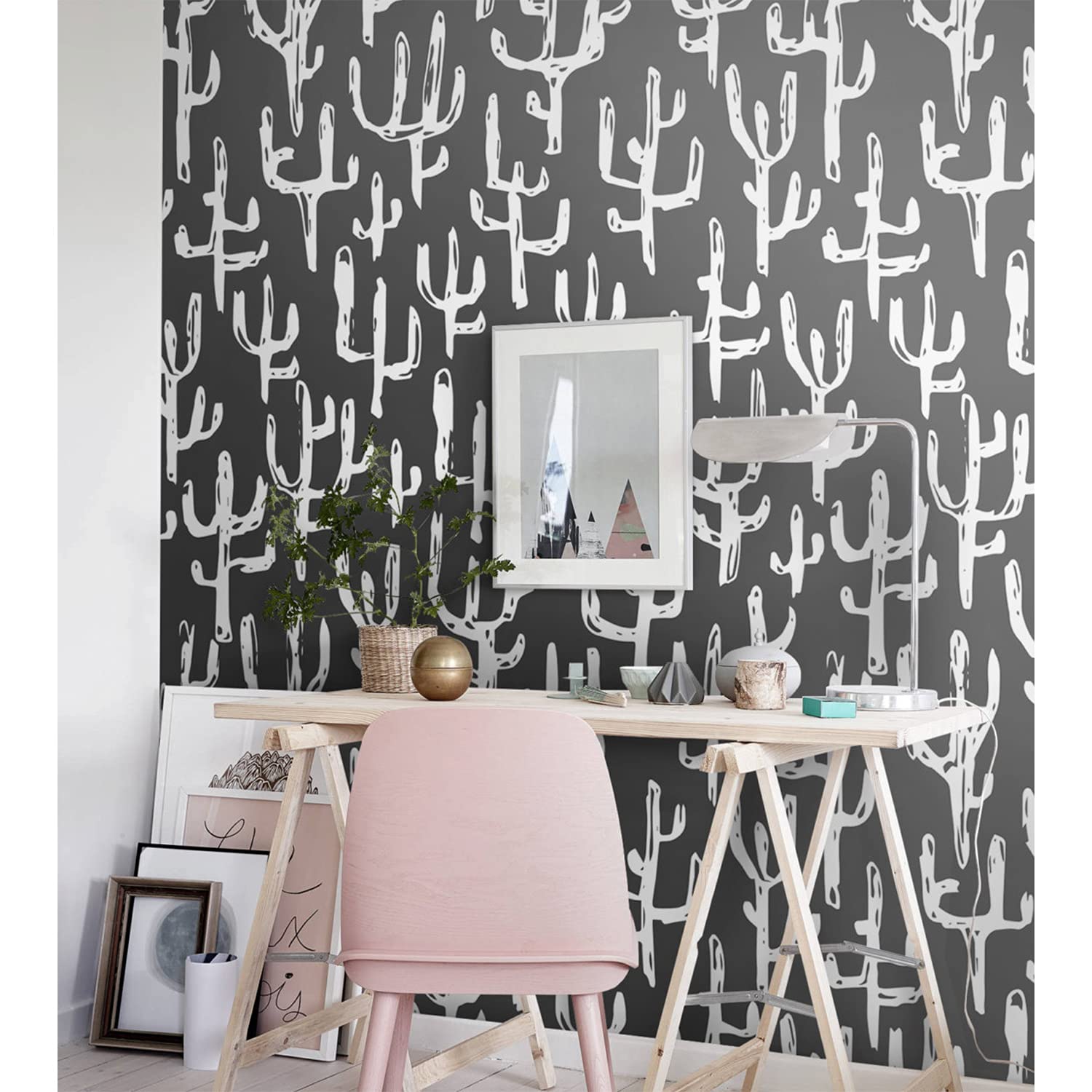 Papier Peint Mural Cactus Chambre Salon Cuisine Coloray