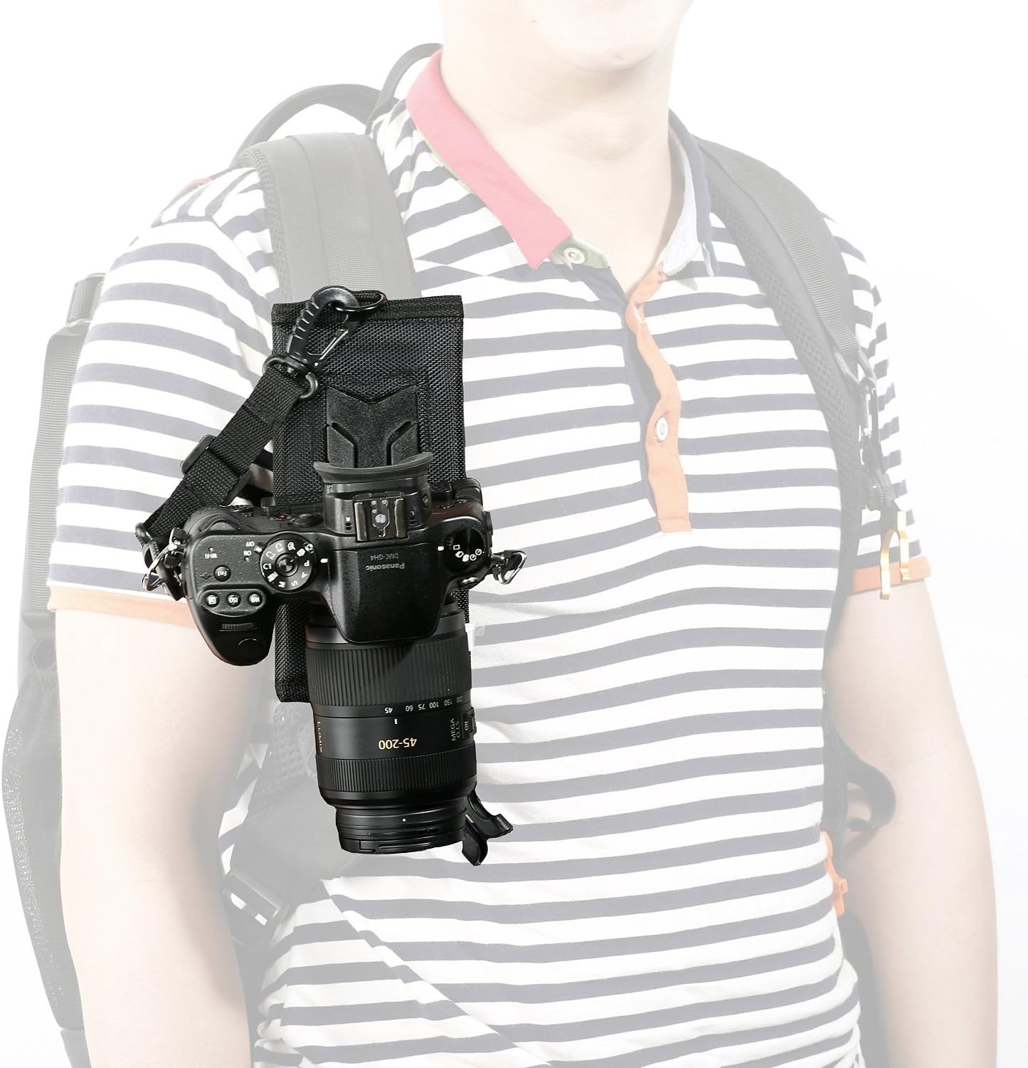 Movo Photo MB200 Universal Camera Holster Attachment System for Backpacks and Hydration Packs