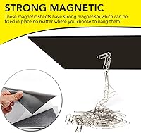 Vista 6 de DIYMAG Hojas magnéticas adhesivas, 4 x 6 pulgadas, paquete de 60 unidades, hojas magnéticas flexibles con adhesivo para manualidades, fotos