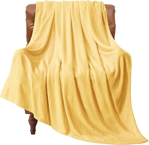 Miniatura 95 de BEDELITE Fleece Blanket White Throw Blanket for Couch & Bed, Luxury Plush Cozy Fuzzy Blanket 50" x 60", Super Soft Warm Lightweight Throw Blanket