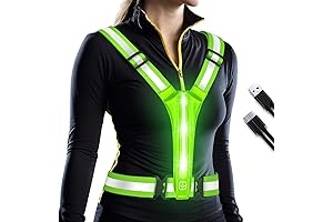 Adjustable and Rechargeable LED Light Up Vest