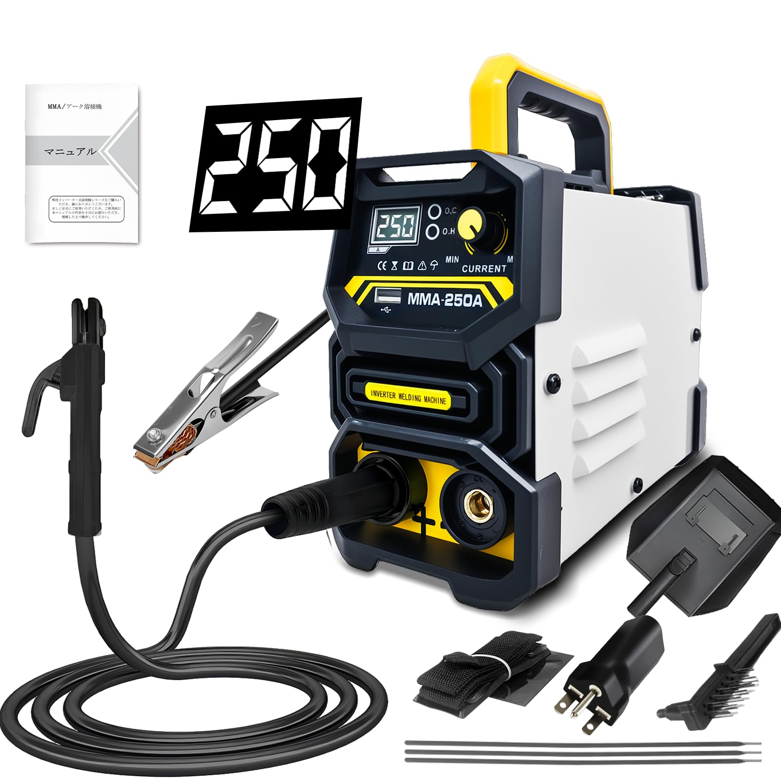 Amazon | 「職人監修シリーズ」MMA-250A溶接機 出力250A 60%使用率 