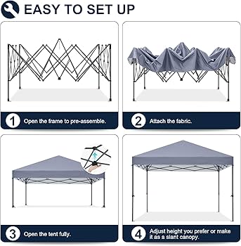 Amazon.com : COOSHADE Durable Easy Pop Up Canopy Tent 10x10Ft