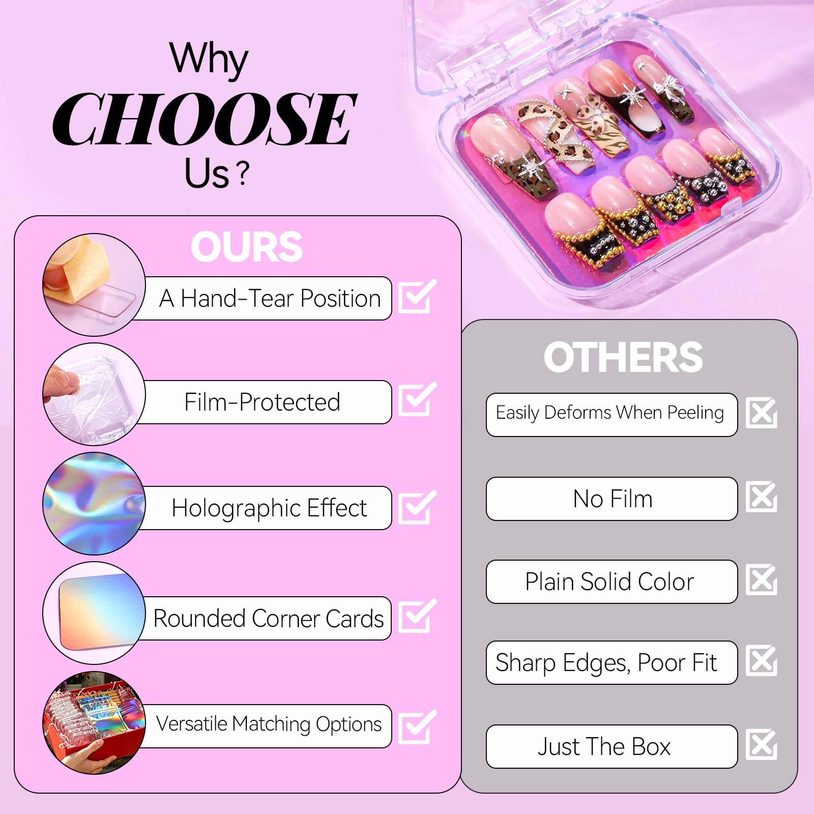 Press on Nail Packaging Box - 15 Sets -4 Press on Nail Packaging Box - 15 Sets -4