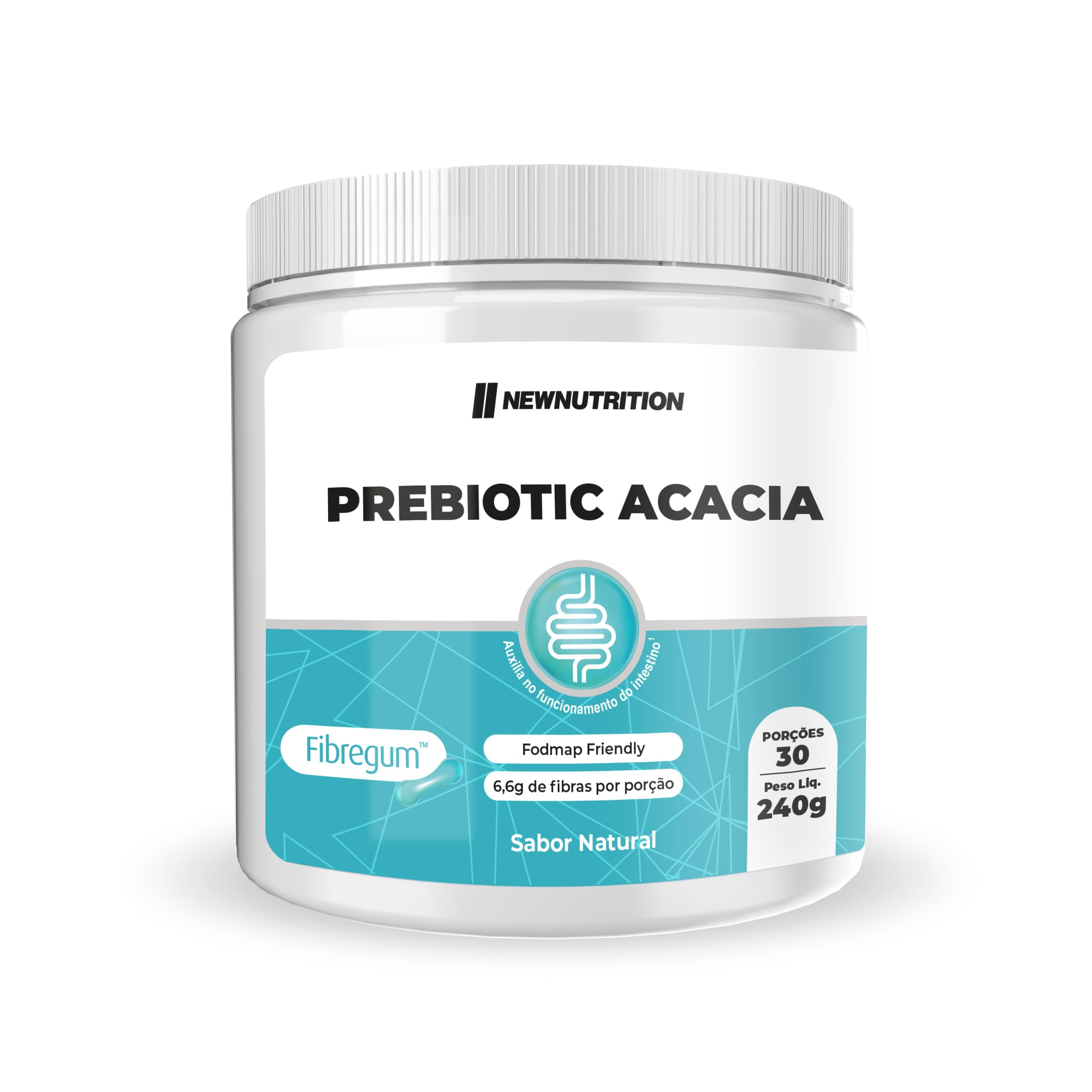 Prebiotic Acacia 240g NewNutrition Fibregum Goma Acácia : Amazon