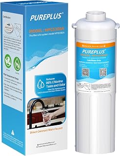 PUREPLUS WFC5300A Under Sink Water Filter, 22000 Gallons, 99.99% Chlorine Reduction, NSF/ANSI Certified, Replacement for WFS5300A Under Counter Water Filtration System