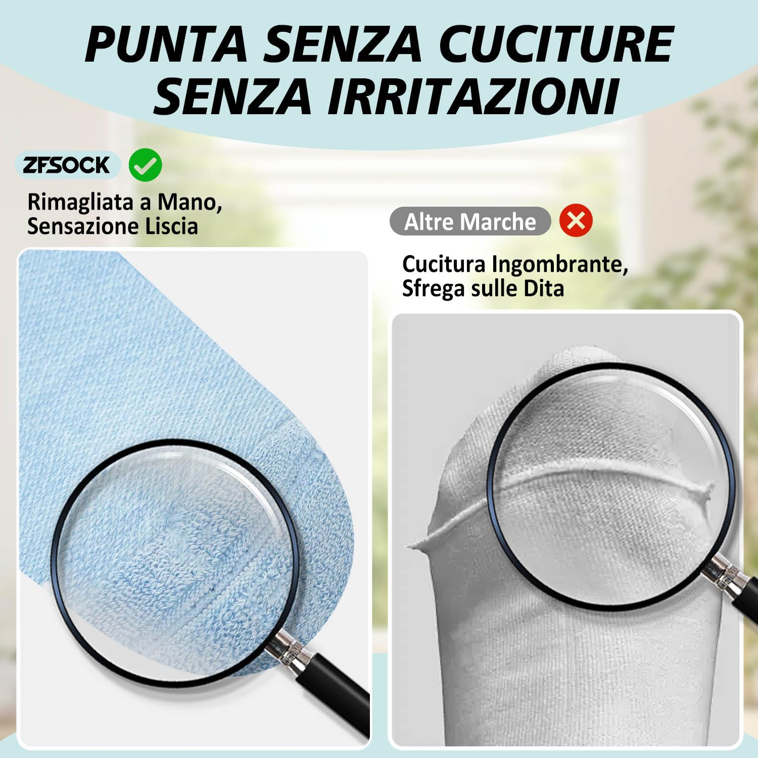 Calzini Senza Elastico Bambù: Calze per Diabetici Uomo Donna Corti Senza Cuciture Extra Larghi Comodi Foderato in Spugna per Caviglie Piedi Gonfi Gravidanza e Circolazione Gravidanza