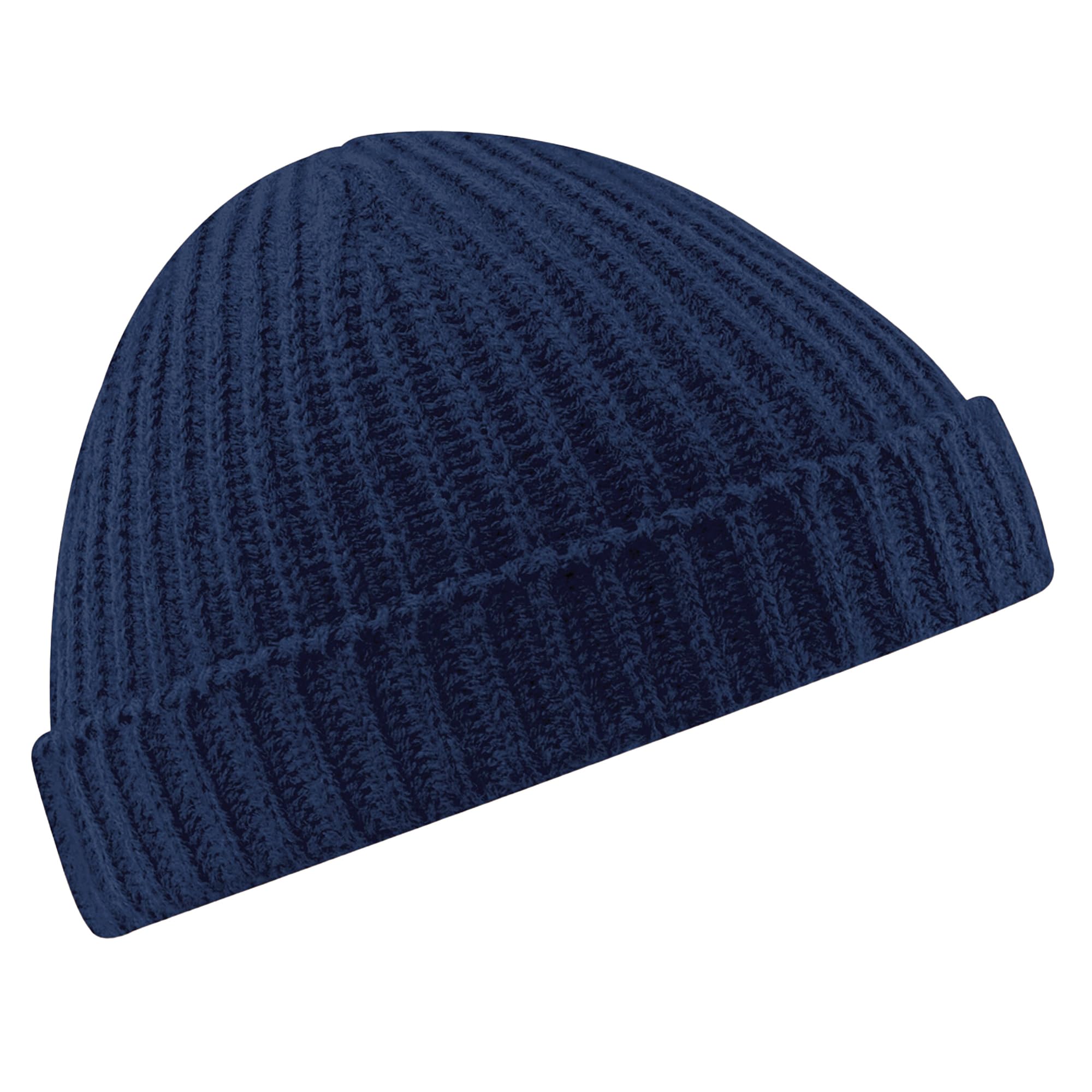 Beechfield Men's French Navy Trawler Beanie - Black