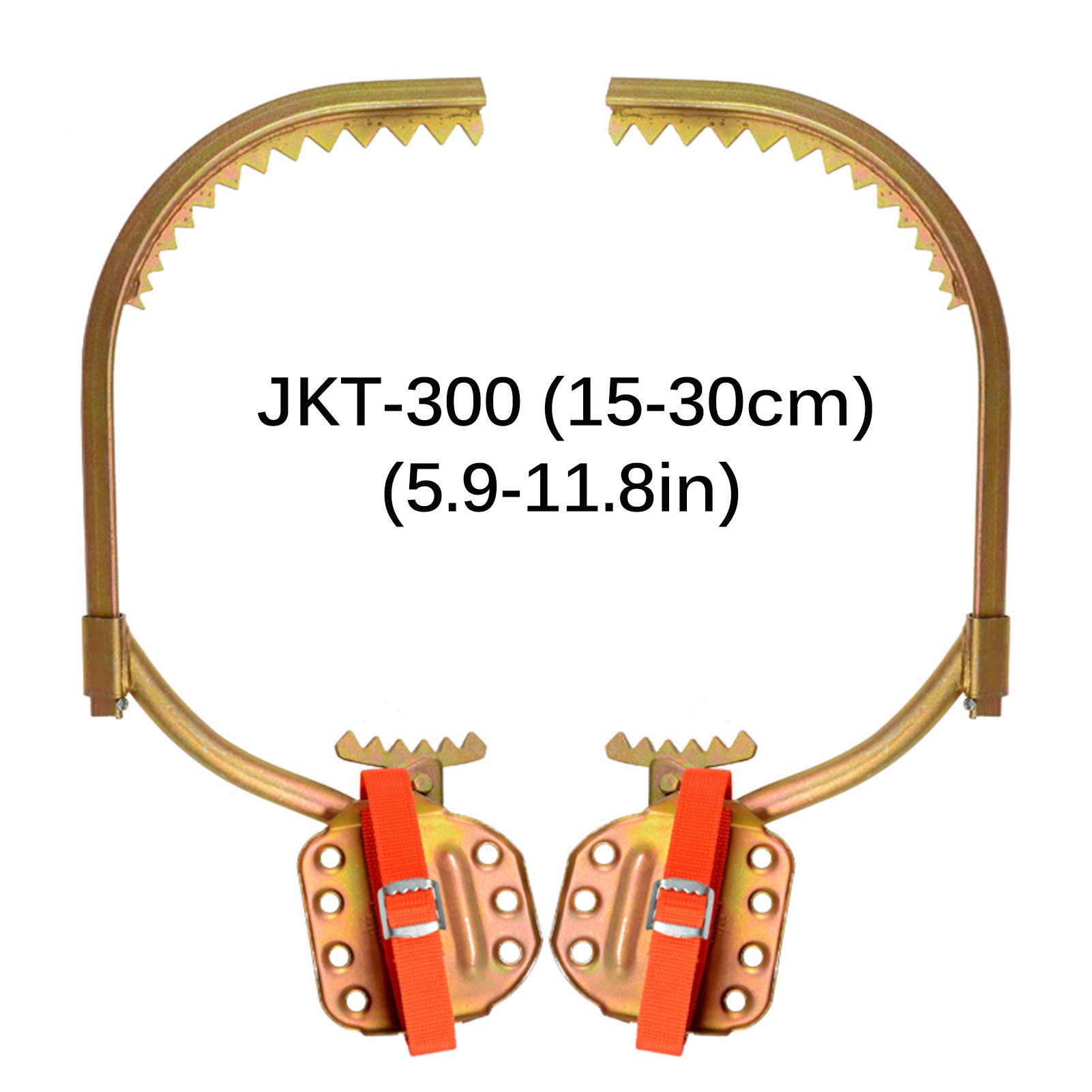 Tree Climbing Spikes Baumklettern Werkzeug,Bäume Klettern Steigeisen Baumklettern AusrüStung FußSchnalle Eines Elektrikers Einfach zu Verwenden Leicht zu PflüCkende FrüChte(Size:JKT 300)