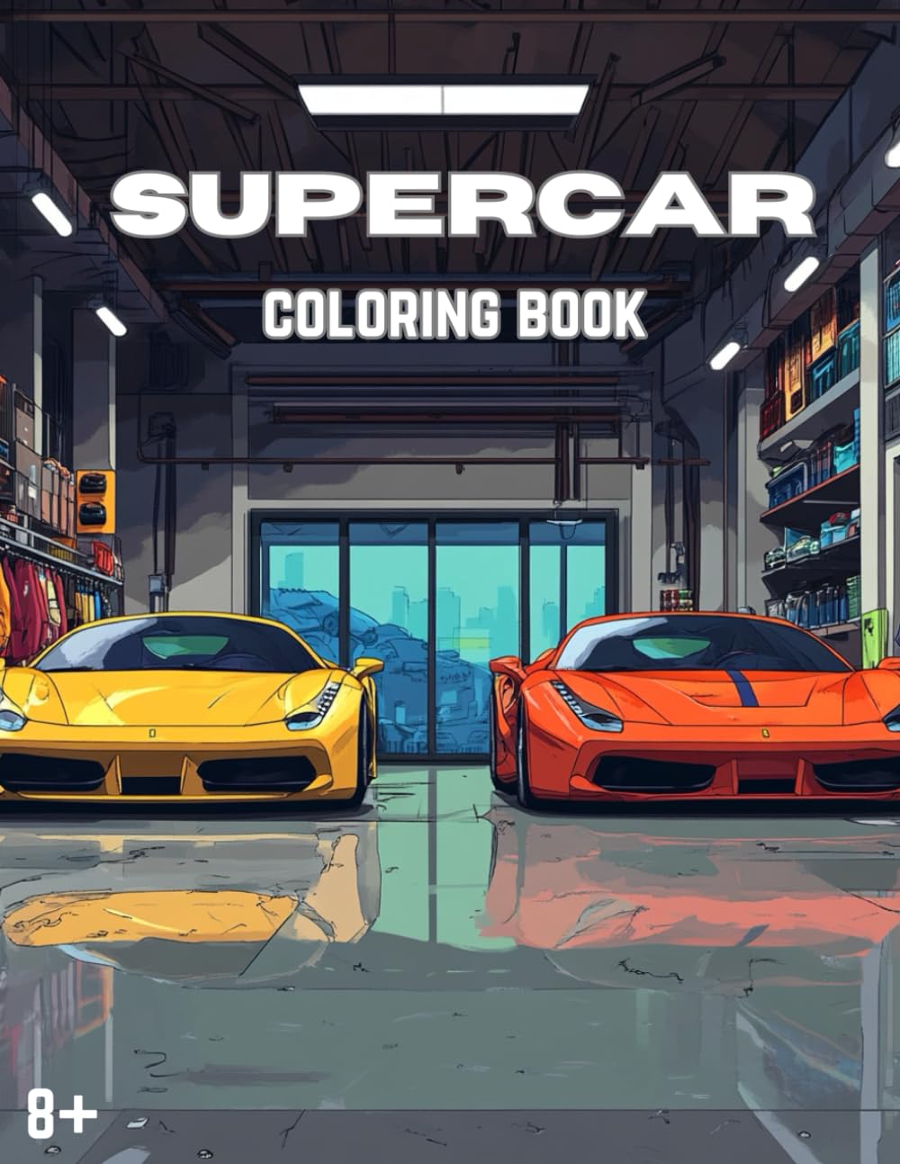 SUPERCAR COLORING BOOK