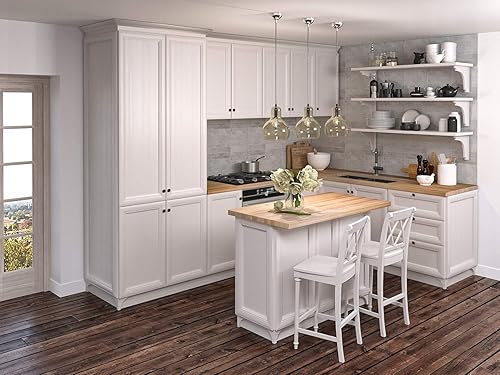 Miniatura 2 de Encimera de cocina premium, 48 x 25 pulgadas, arce duro de grado A, bloque de carnicero de 1.5 pulgadas de grosor