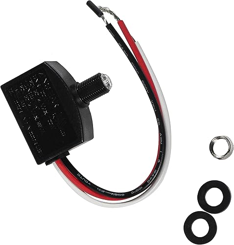 Miniatura 2 de HQRP Paquete de 2 interruptores de luz LED con sensor de fotocélula para interiores y exteriores, compatibles con Zing Ear SNR-100WF con sensor de