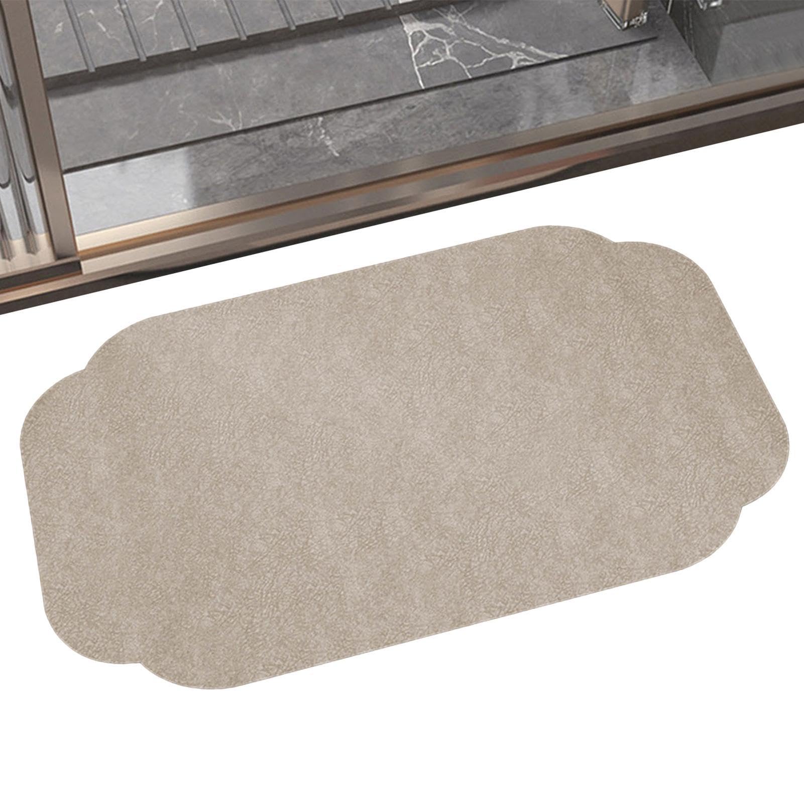 Tapis de bain en diatomée doux et confortable pour une salle de bain zen