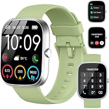 Smart Watch for Men Women, 1.91" Smart Watch Answer/Make Calls, Fitness Watch with Heart Rate/Sleep Monitor/Step Counter, 110+ Sport Modes Fitness Tracker, IP68 Waterproof Smartwatch for Android iOS.