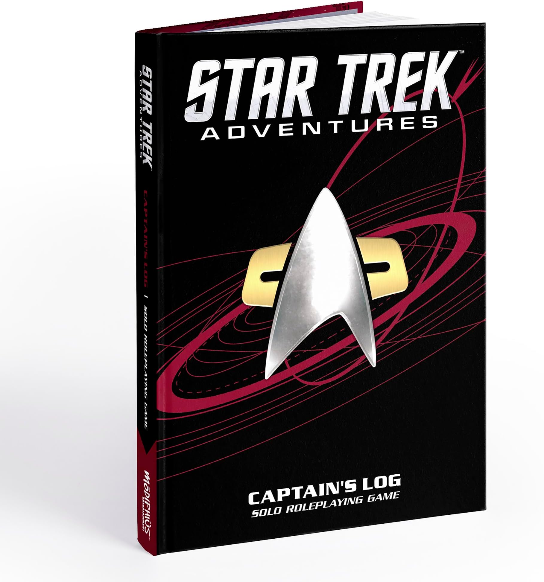 Star Trek Adventures: Captain's Log Solo RPG - DS9 Delta Edition - Hardcover Book, 2d20 Rolplaying Game, 326-Page Full-Color Digest Sized Book,Black