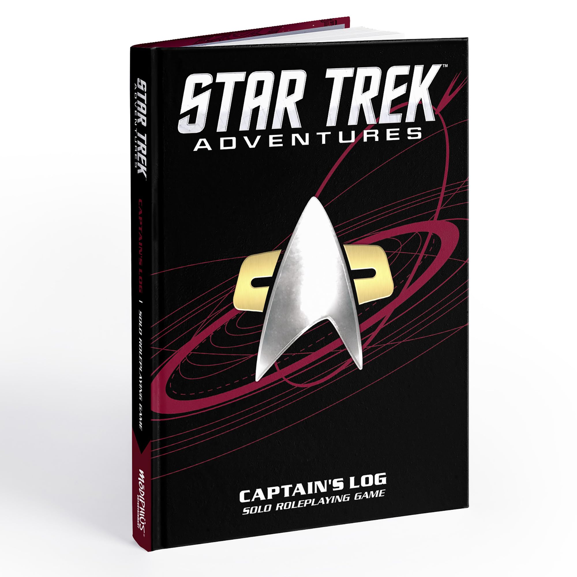 Star Trek Adventures: Captain's Log Solo RPG - DS9 Delta Edition - Hardcover Book, 2d20 Rolplaying Game, 326-Page Full-Color Digest Sized Book,Black