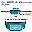 USHAKE Running Belt,Men or Women Ultra Light Bounce Free Waist Pouch Bag Fitness Workout Belt Sport Waist Pack Exercise Waist Bag for iPhone Samsung LG in Running Gym Marathon (MINT BLUE)