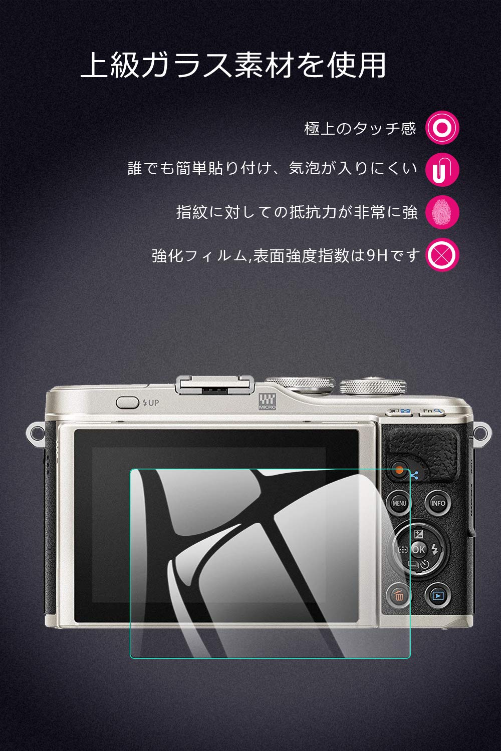 Amazon | EternalStars 3枚 液晶保護フィルム カメラスクリーン