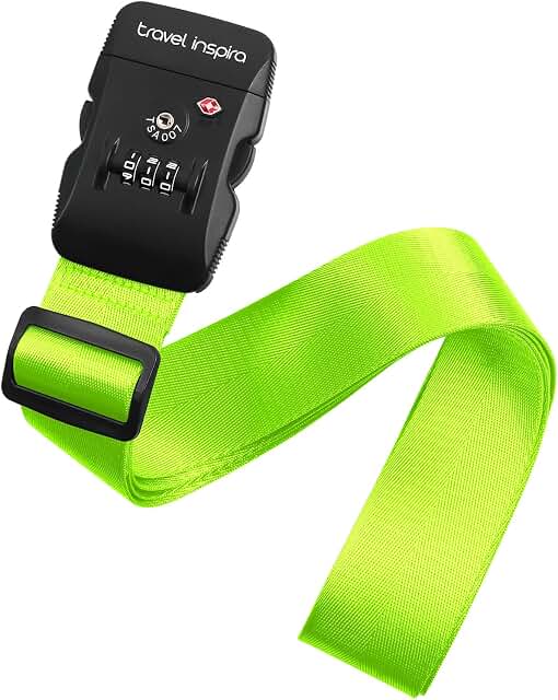 Travel Inspira Luggage Straps TSA Lock