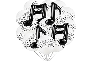 Musical Soiree with Noteworthy Balloons: 56 Pieces of Symphony in the Sky