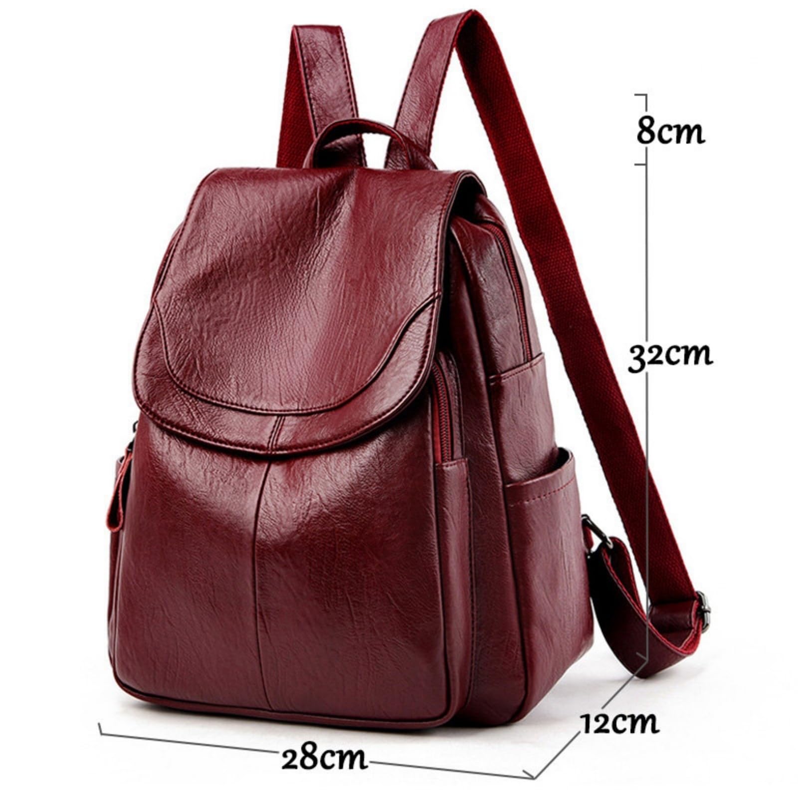 Mochila escolar Zaino Morbido Donna Disponibile In 9 Colori, Daypack Casual, Borsa A Tracolla Versatile Per Le Escursioni Giornaliere Della Scuola Di Viaggio Delle Donne-black