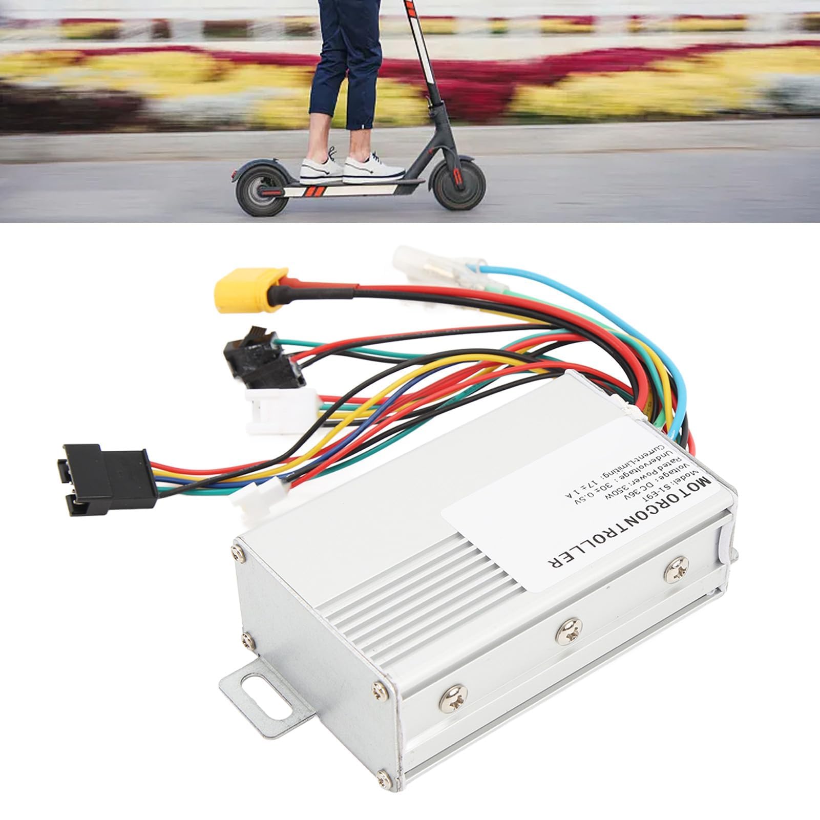 VGEBY Scooter Eléctrico 350W 36V Controlador E9T de Aleación de Aluminio