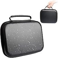 Vista 9 de Estuche rígido de viaje para Carson MicroBrite Plus 60x-120x microscopio de bolsillo con luz LED (MM-300), bolsa de transporte portátil compatible