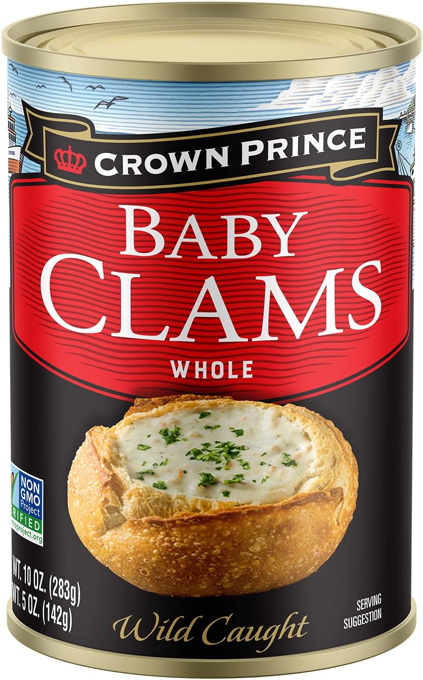 Crown Prince Baby Clams, 10 Ounce (Pack of 12)