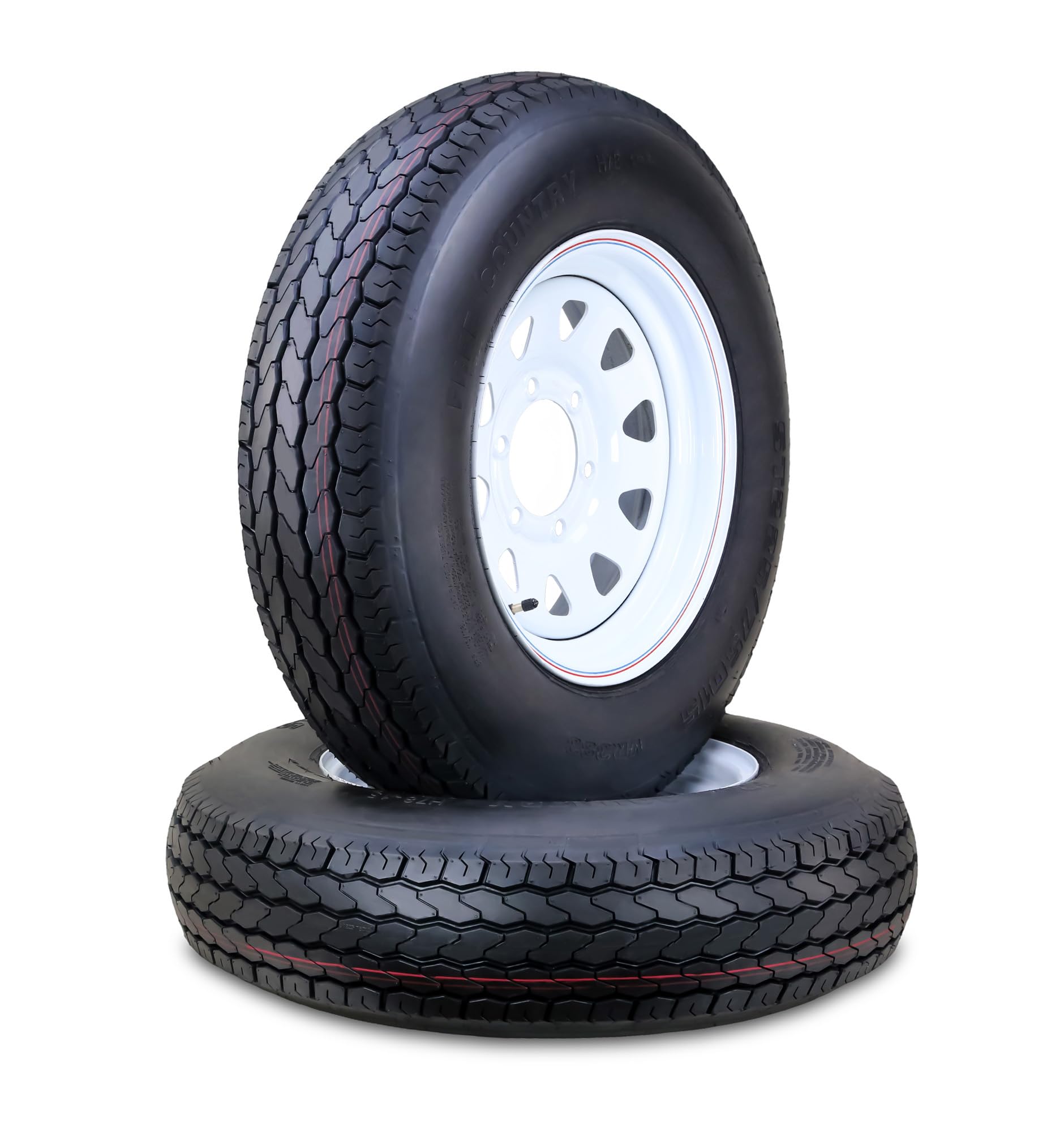 Free Country Trailer Tire Wheel Assembly ST225/75D15 8-Ply D - wheels | Mubboo