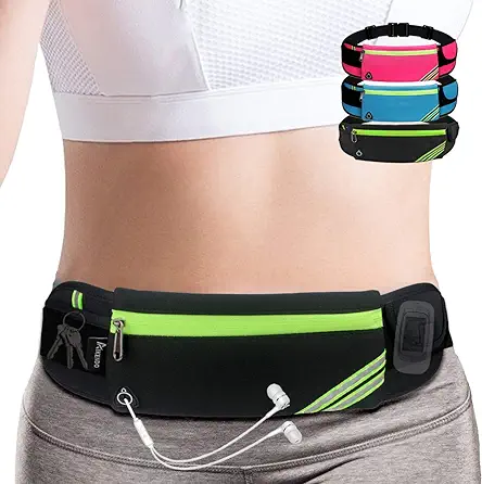Slim Running Belt Fanny Pack,Waist Pack Bag for...