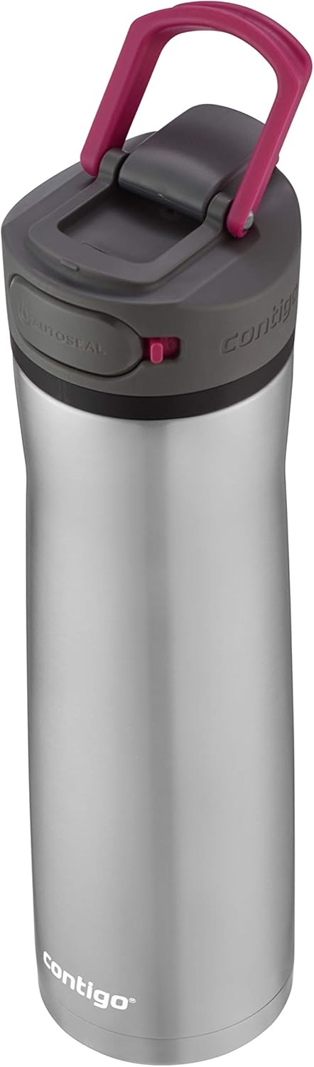 Contigo AUTOSEAL Water Bottle, 24oz, Dragon Fruit Lid : Sports & Outdoors