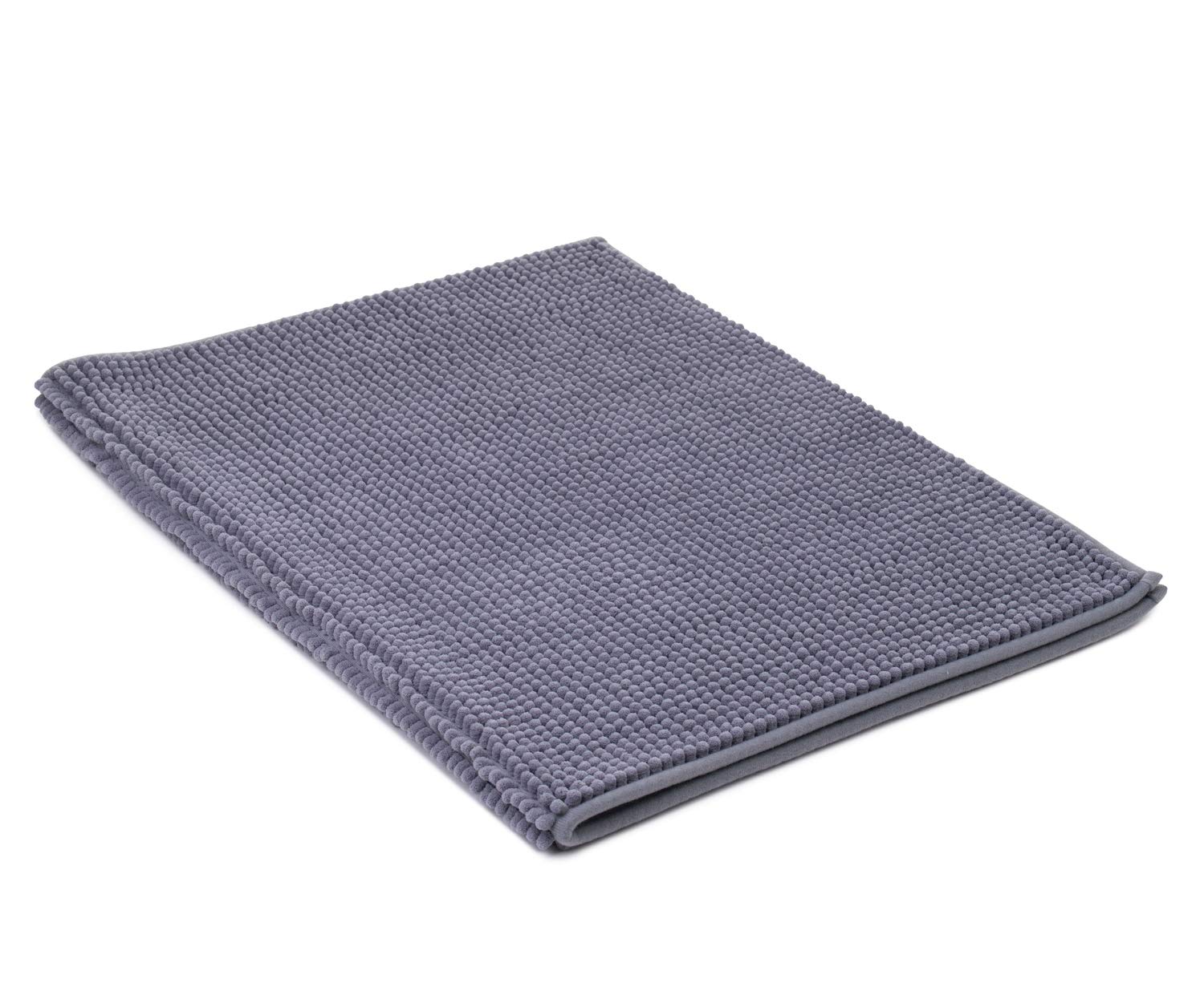 Gözze - Anti-Slip Bath Mat, Super Soft, 100% Microfibre, 50 x 70 cm - Grey, 50 x 70 cm (runner) - Image 2