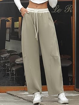 【BLOSSOM H COMPANY】25SS KAV SWEAT PANTS CRZ YOGA Women SoftAura Sweatpants High Waisted Pockest