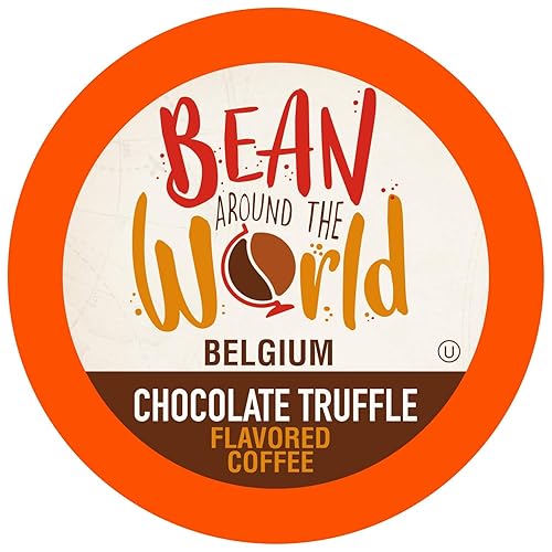 Miniatura 4 de BEAN AROUND THE WORLD Café con sabor compatible con 2.0 Keurig K Cup Brewers, paquete variado, 40 unidades