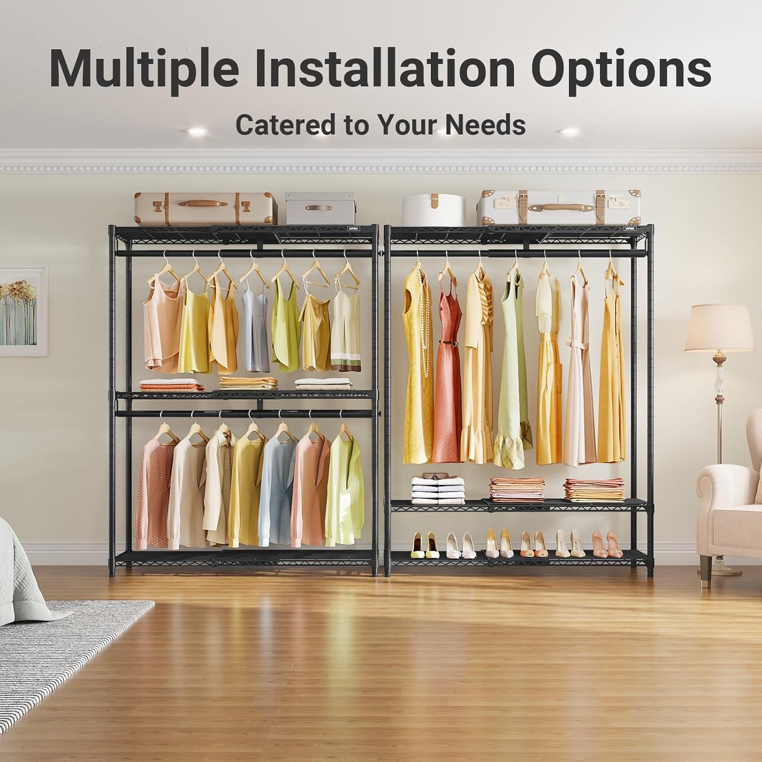 X1 Expandable Clothes Ra Heavy Duty Adjustable from 2' to 3'5"