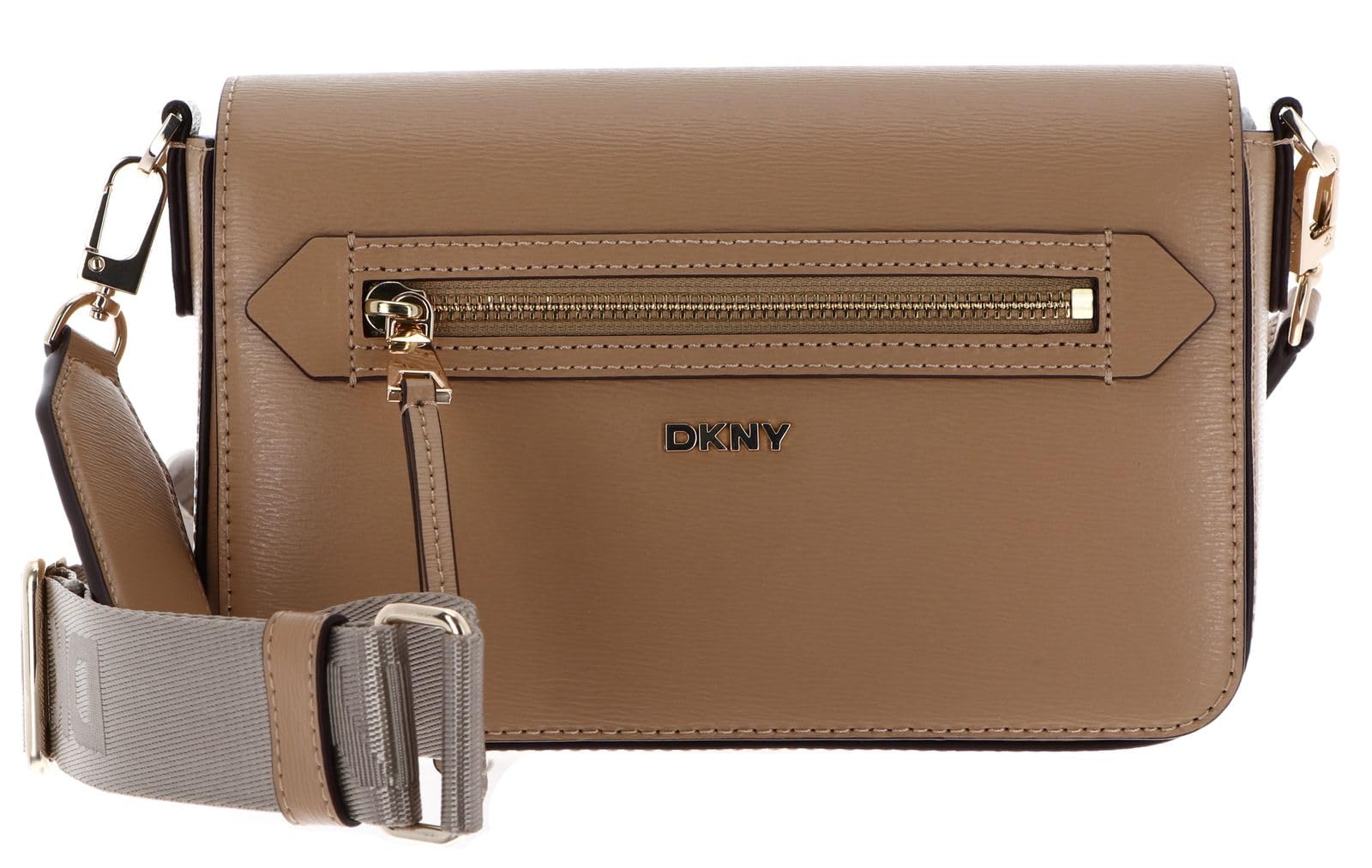 DKNY cross body bag Bryant Ave Flap Crossbody Bag M Cappucino
