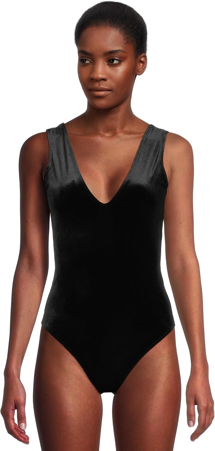 commando Velvet Deep-V Bodysuit