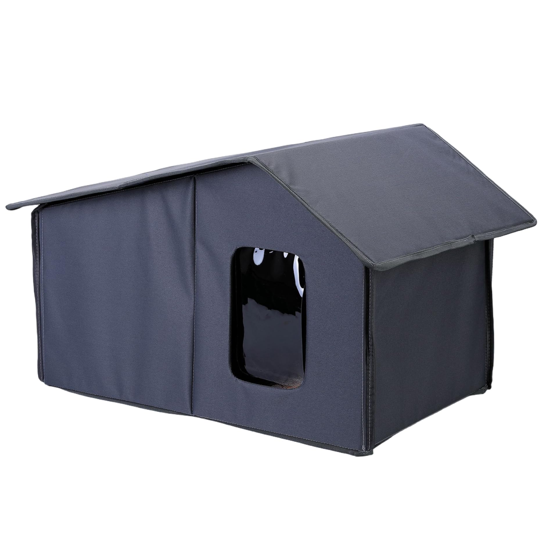 Abri pour chats d'extérieur chaud pliable et imperméable avec tapis doux