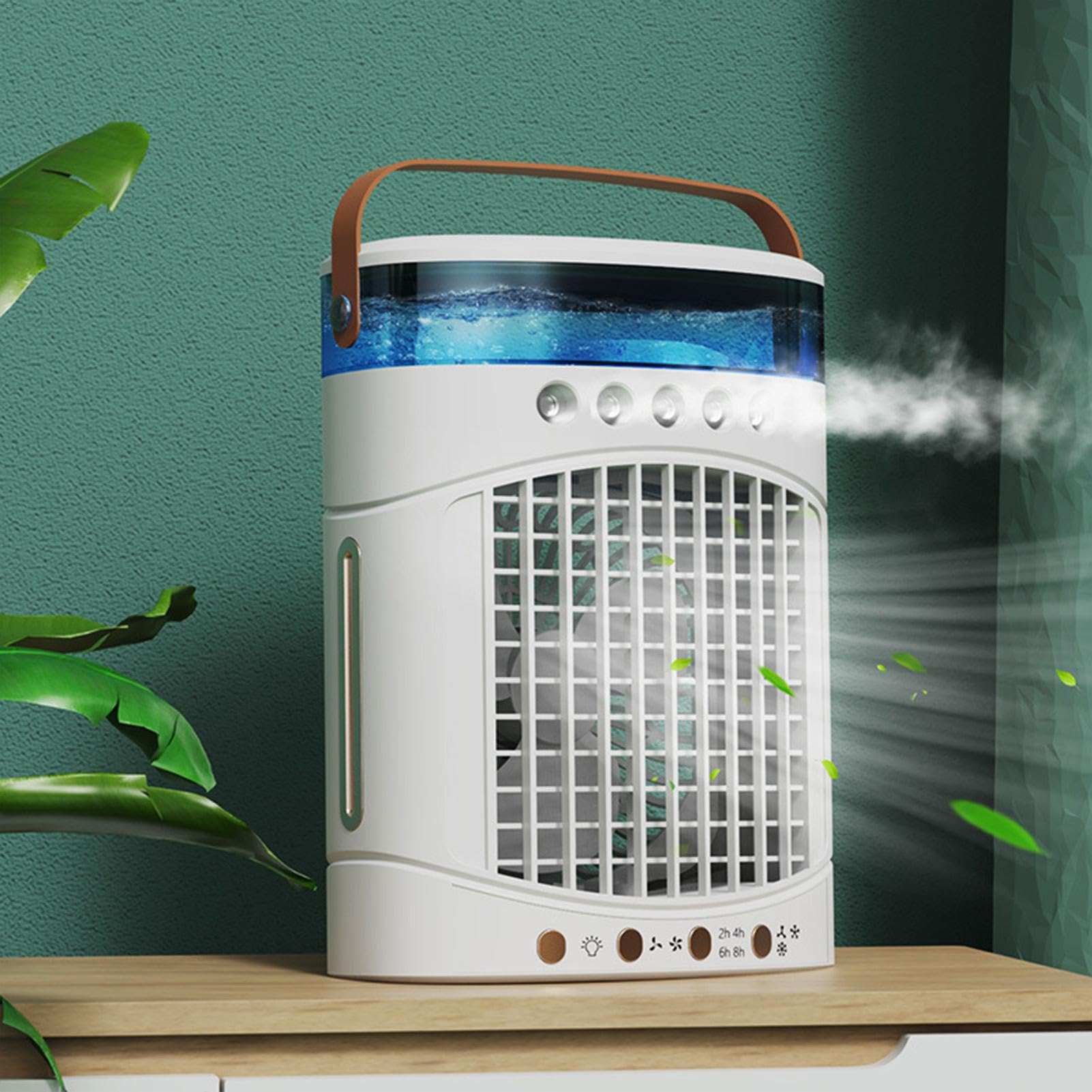 ポータブル エアクーラー パーソナル エアコン ファン小型 デスクトップ Amazon.co.jp : ミニエアコン、モバイルエアコンファン、ポータブル