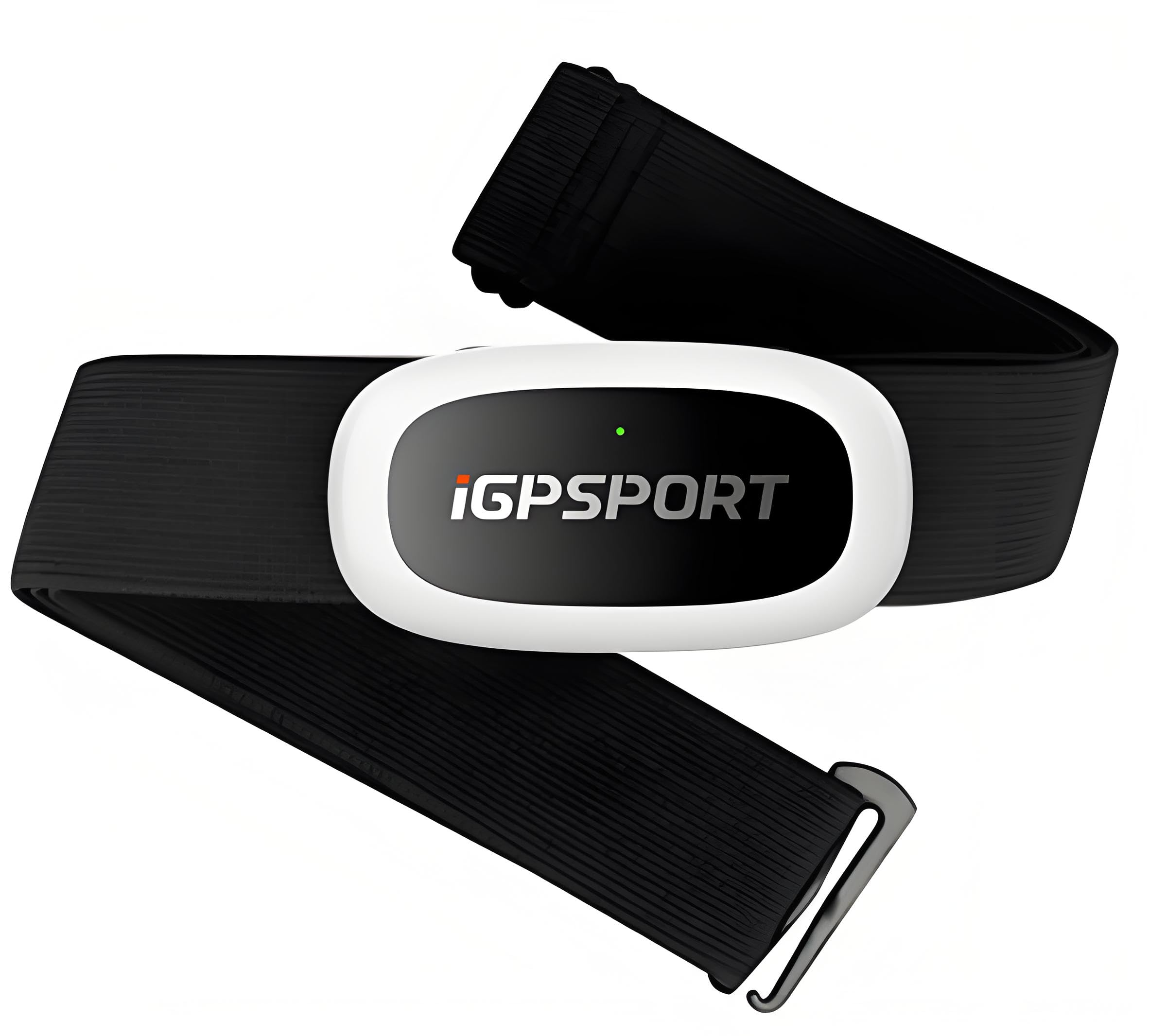 iGPSPORT HR50 Monitor de Ritmo cardíaco Bluetooth & Ant+ con Correa de Pecho para Correr, Ciclismo, Gimnasio y Compatible con Garmin Polar Wahoo - Negro