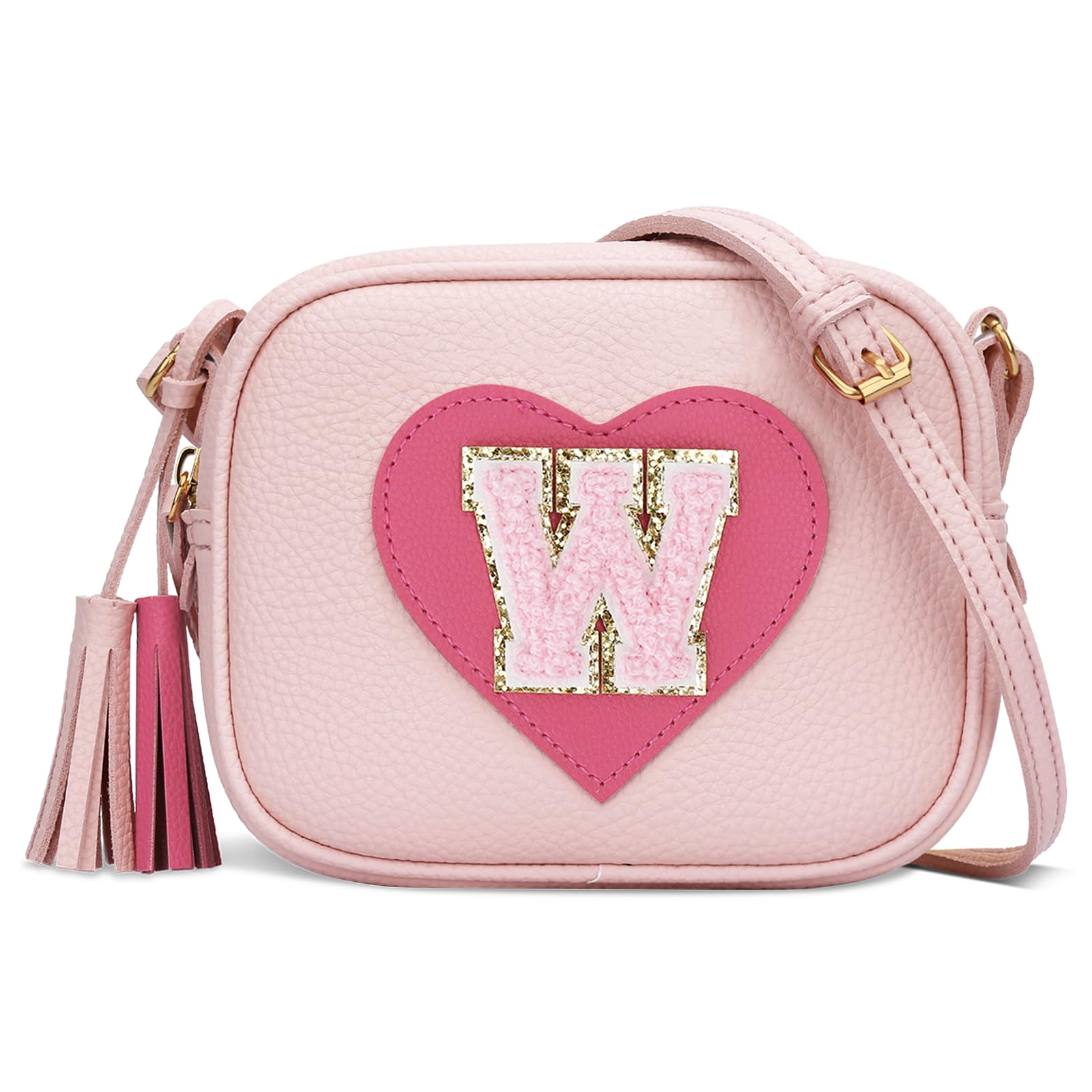 KKXIU Gifts for 3 4 5 6 7 8 Year Old Girls Initial Toddler Purse