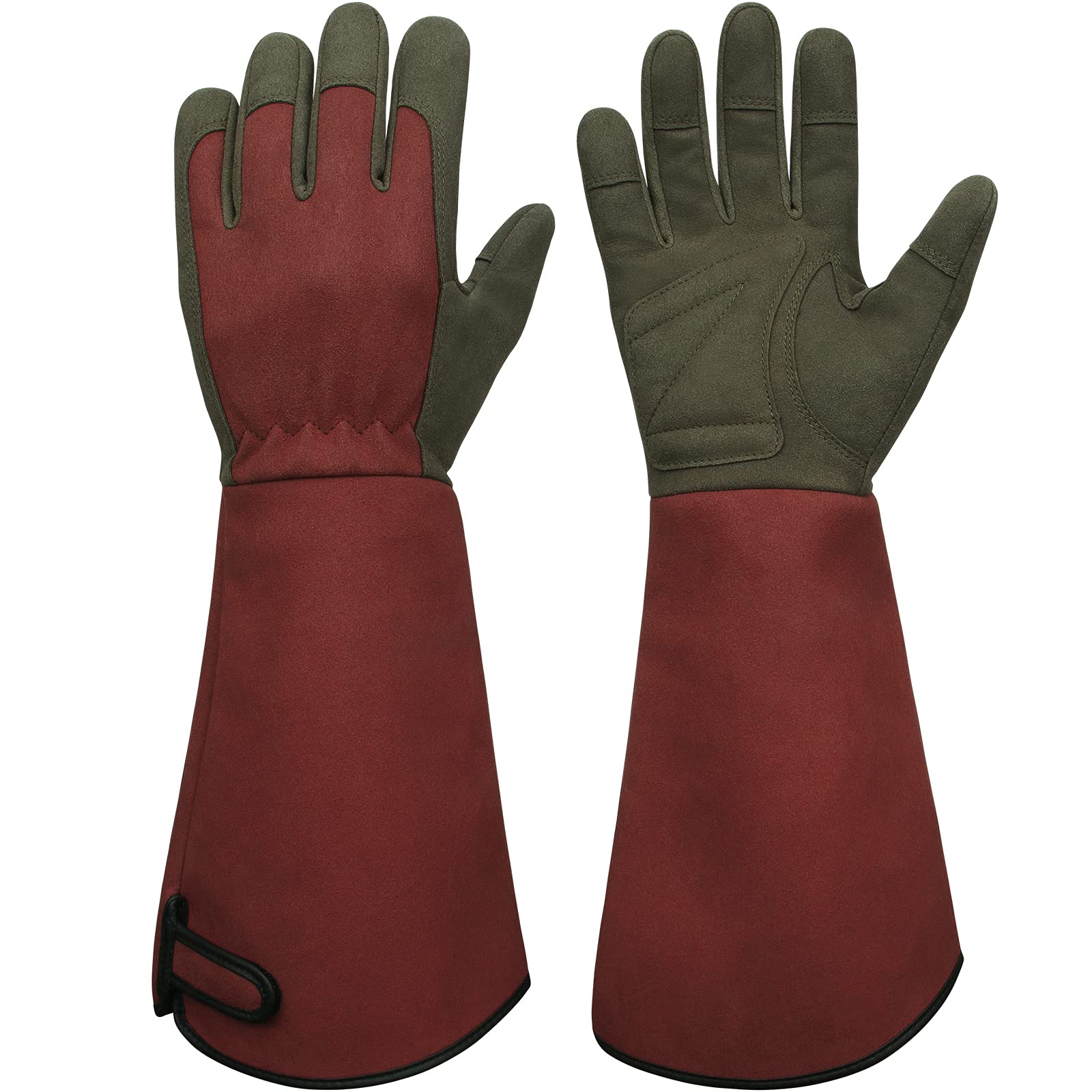 BARST Long Gardening Gloves, Rose Pruning Thorn Proof Gardening Gloves for Bushes Cacti Gardener Gift