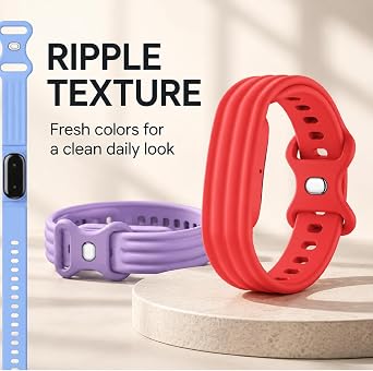 Silicone Strap Compatible with Google Fitbit Air, Soft Sport Adjustable Replacement Watch Band