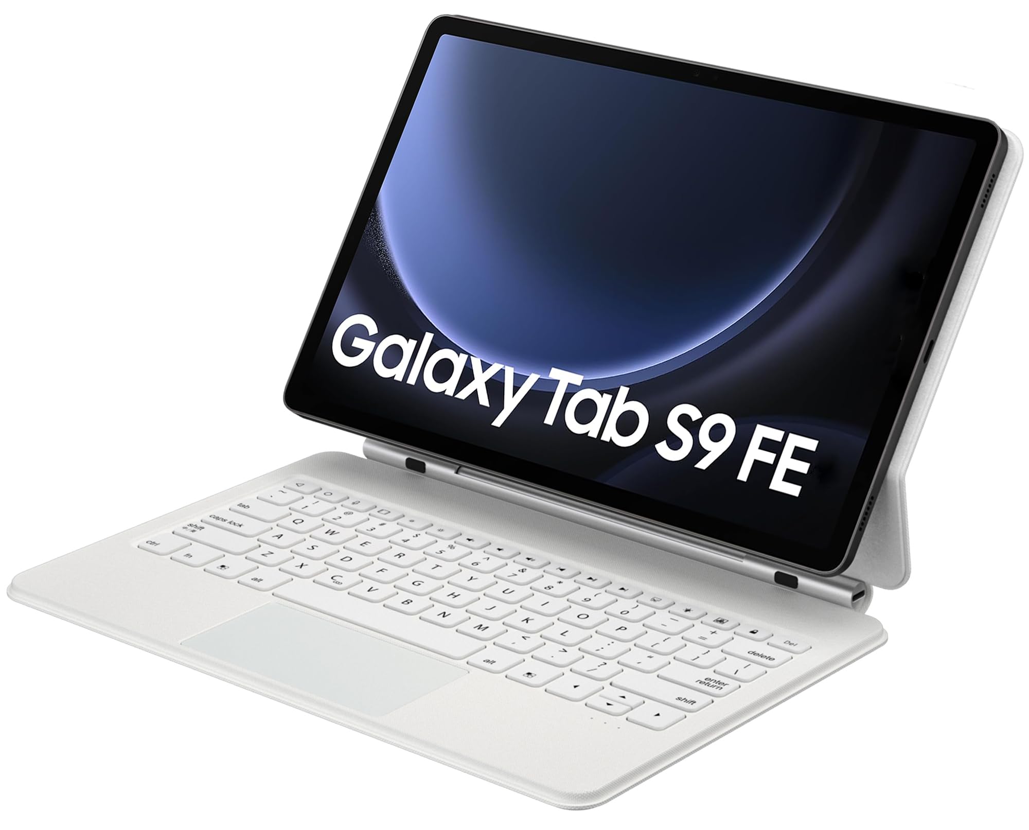 ProElite Magnetic Bluetooth TouchPad Keyboard case for Samsung Galaxy Tab S9 FE 10.9/S9/S8/S7 11 inch Tablet, Floating Cantilever Design with Built-in Colourful Backlit Keyboard, White (B0D4ZC1ZM5) Amazon Price History, Amazon Price Tracker